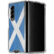 Scotland Flag Distressed Galaxy Z Fold4 5G Clear Case